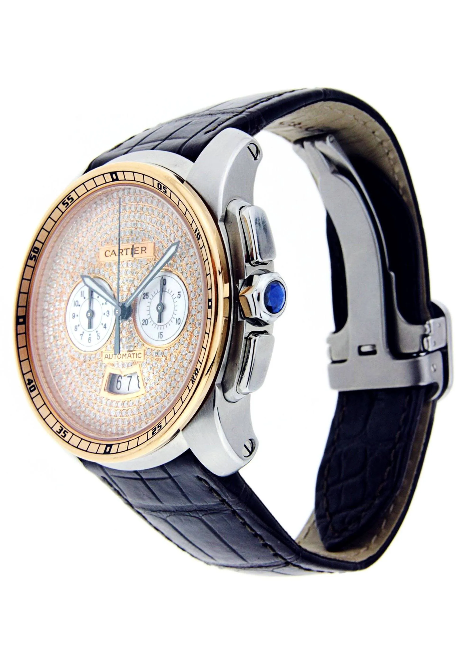 Diamond Calibre de Cartier | 18K Rose Gold | 42 Mm