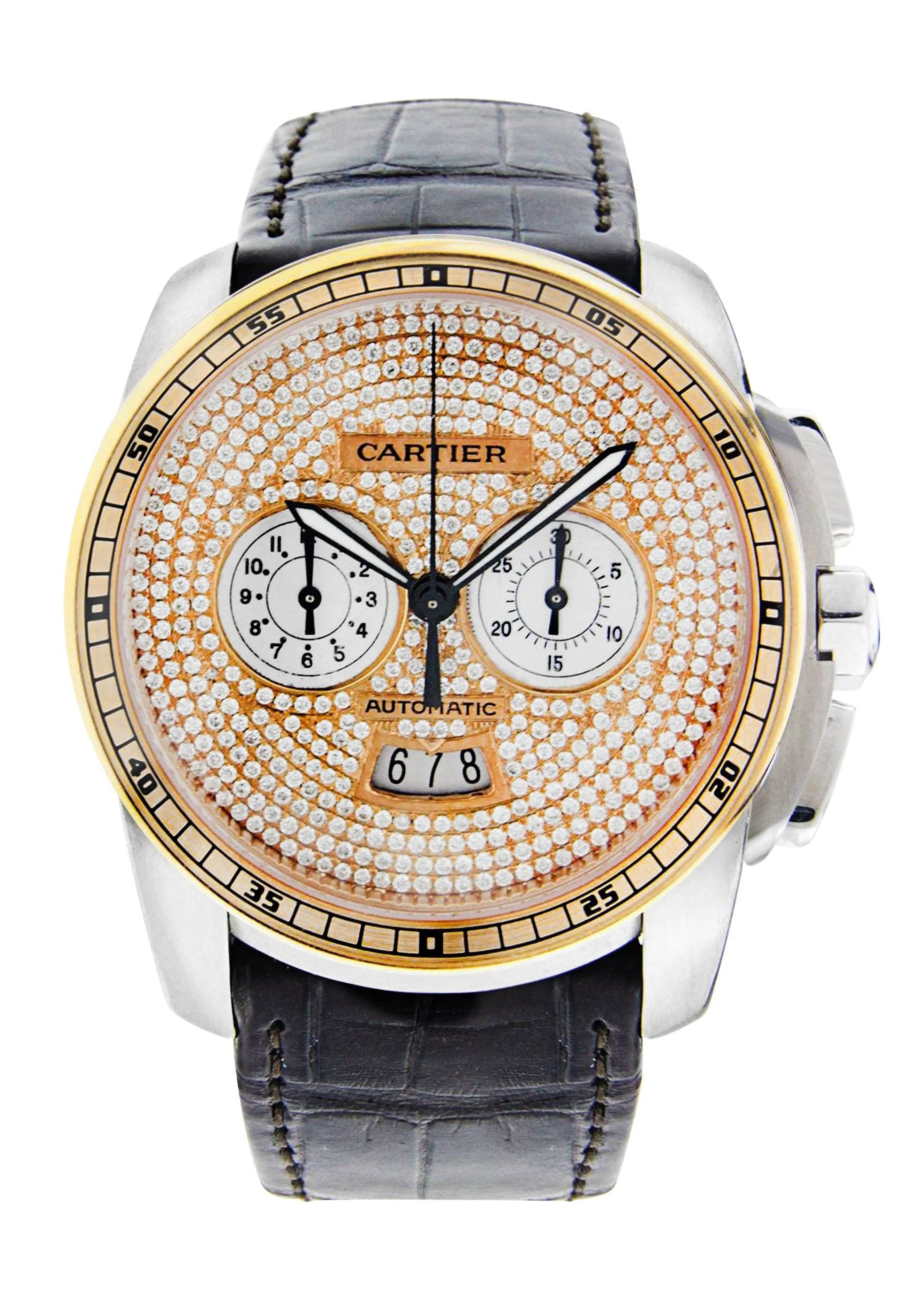 Diamond Calibre de Cartier | 18K Rose Gold | 42 Mm