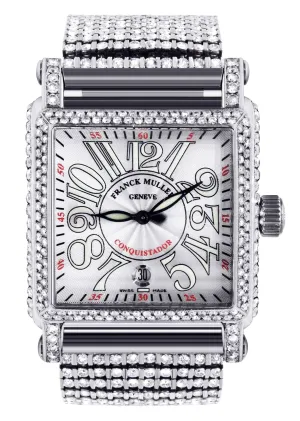 Diamond Franck Muller Conquistador Cortez | Stainless Steel | 45 Mm