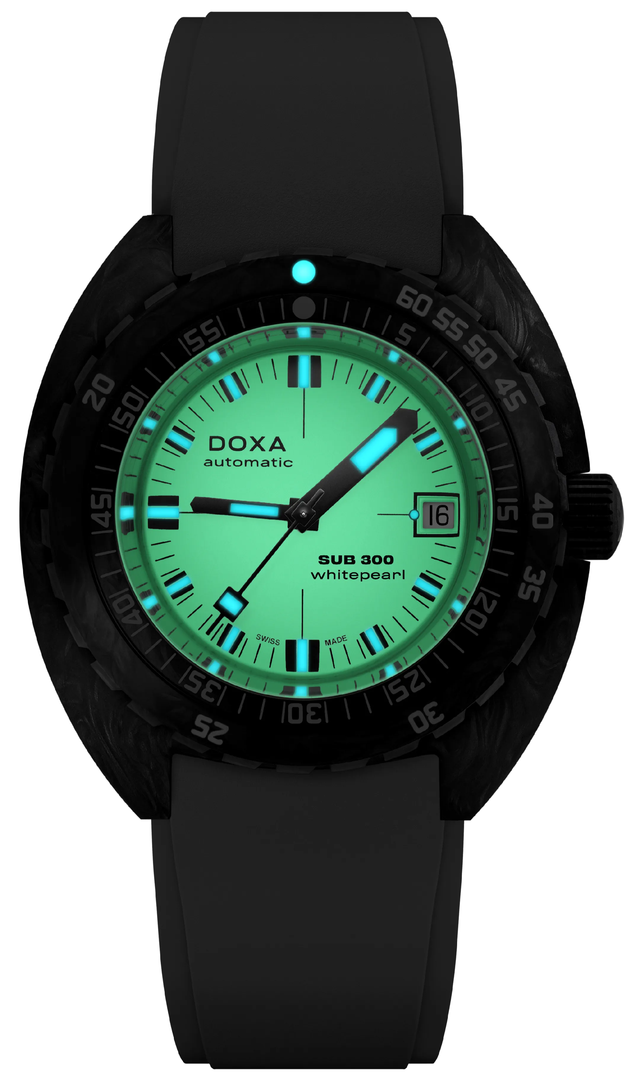 Doxa Sub 300 Carbon Whitepearl