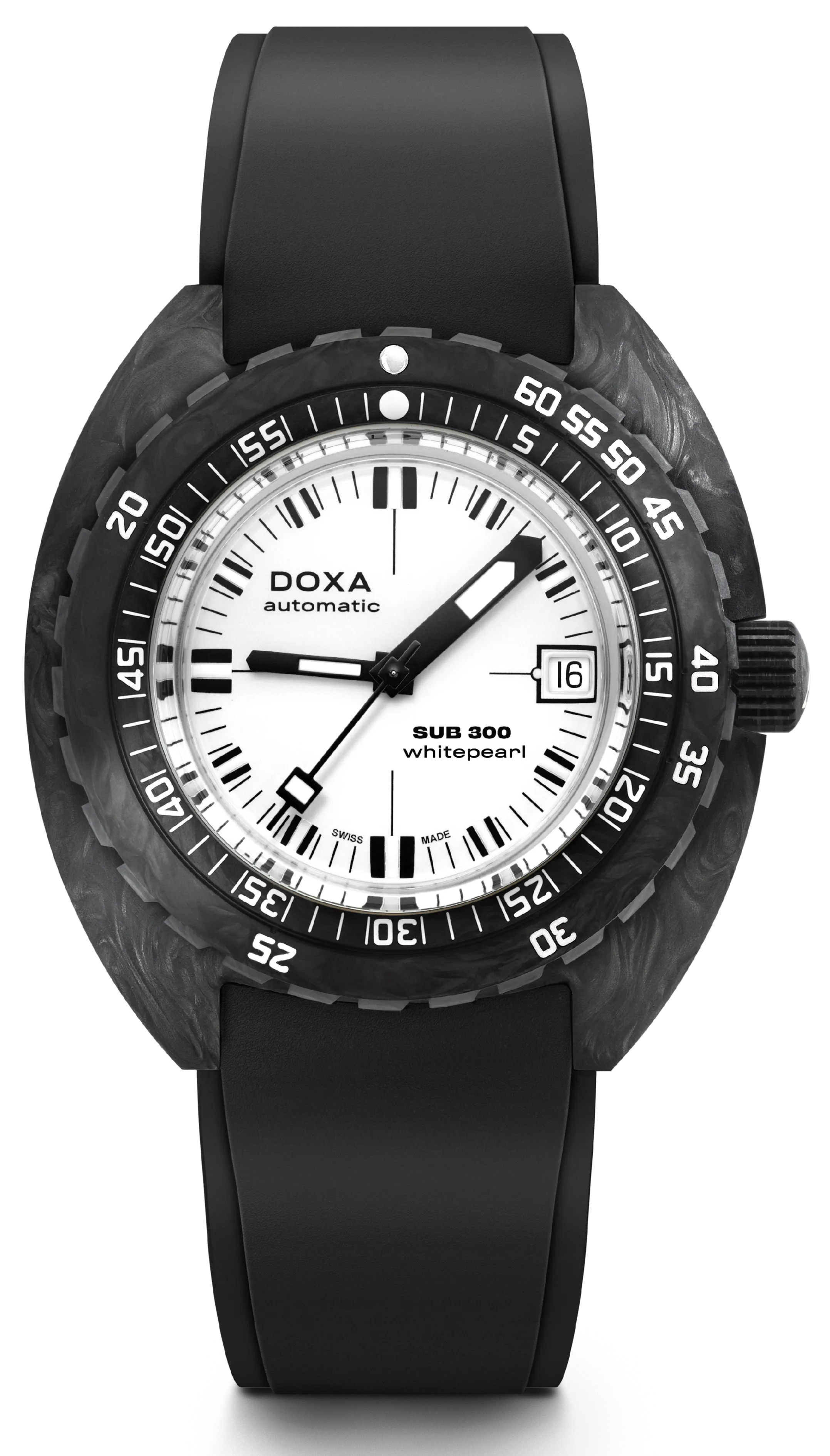 Doxa Sub 300 Carbon Whitepearl