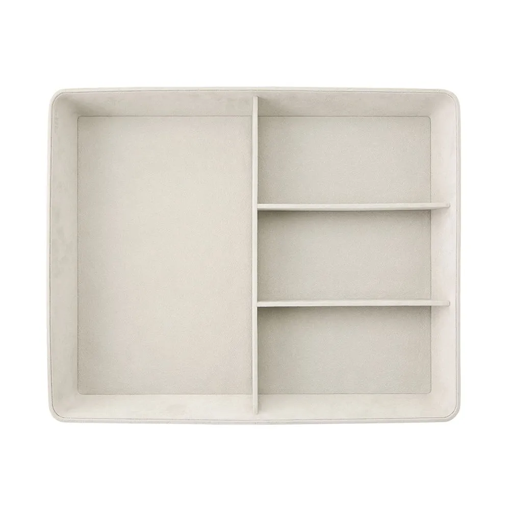 Elfa Decor 4 Section Jewellery Tray W: 60 Grey