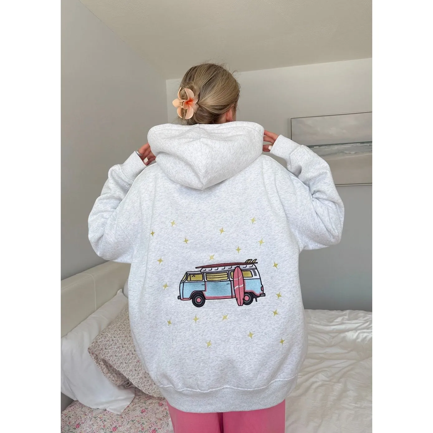 Embroider Van Star Hoodie