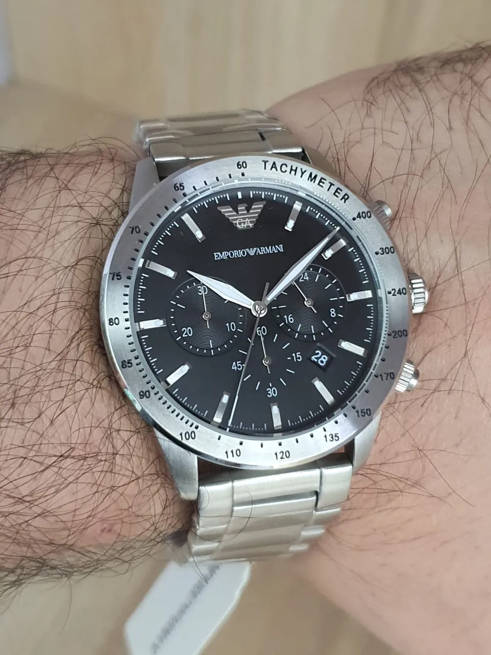 Emporio Armani Men’s Analogue Quartz Stainless Steel 43mm Watch AR11241