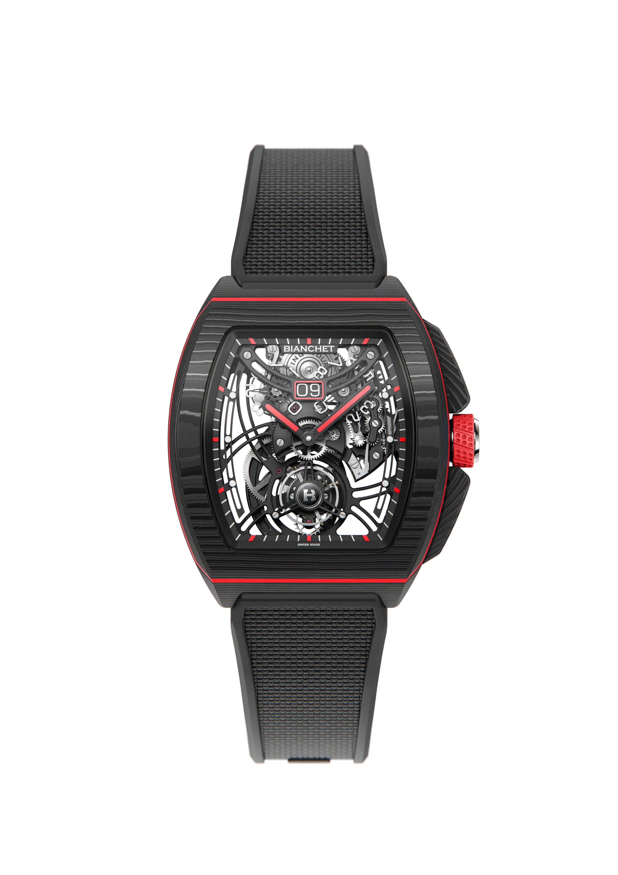 Flying Tourbillon Grande Date B 1.618 Carbon Red
