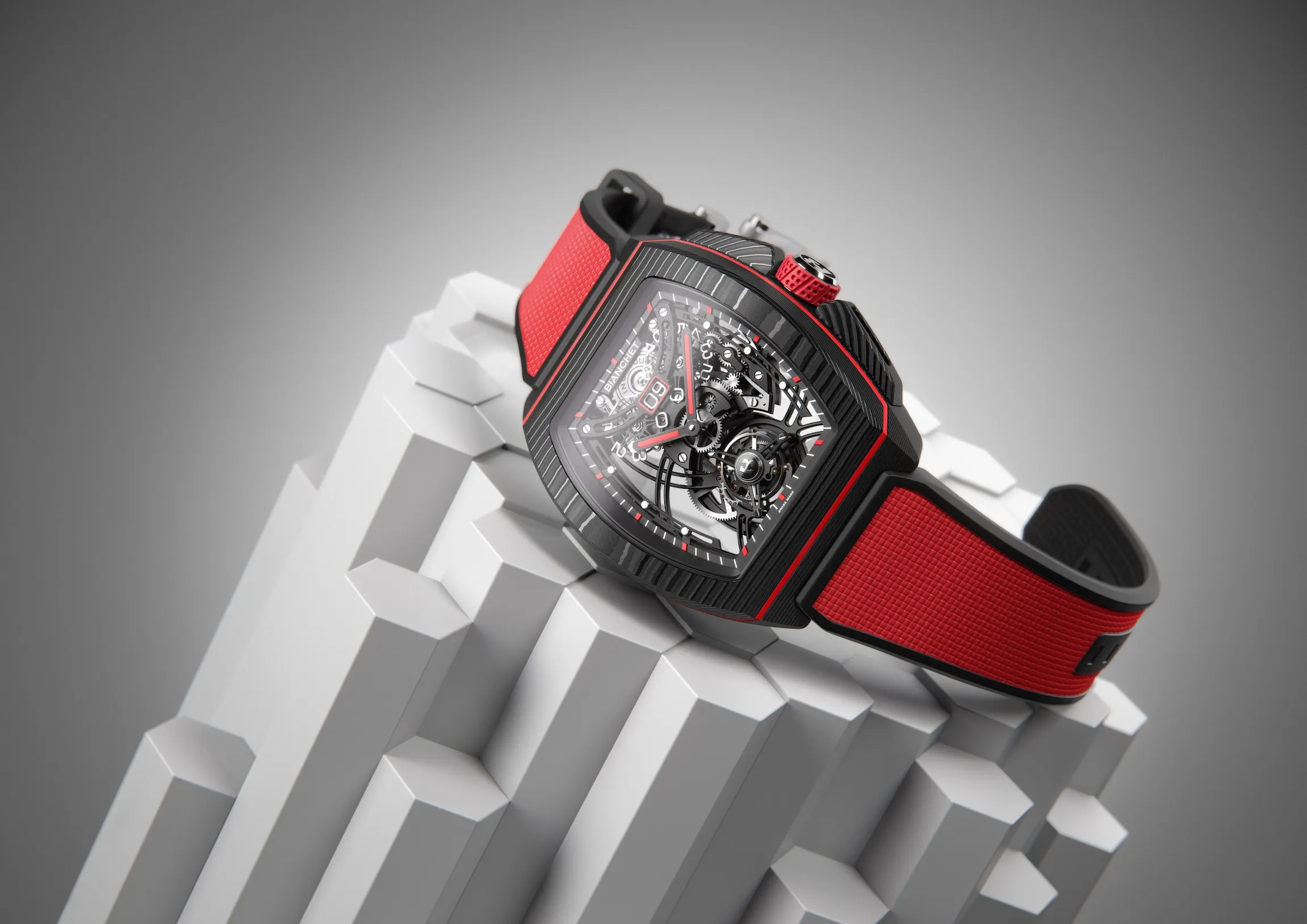 Flying Tourbillon Grande Date B 1.618 Carbon Red