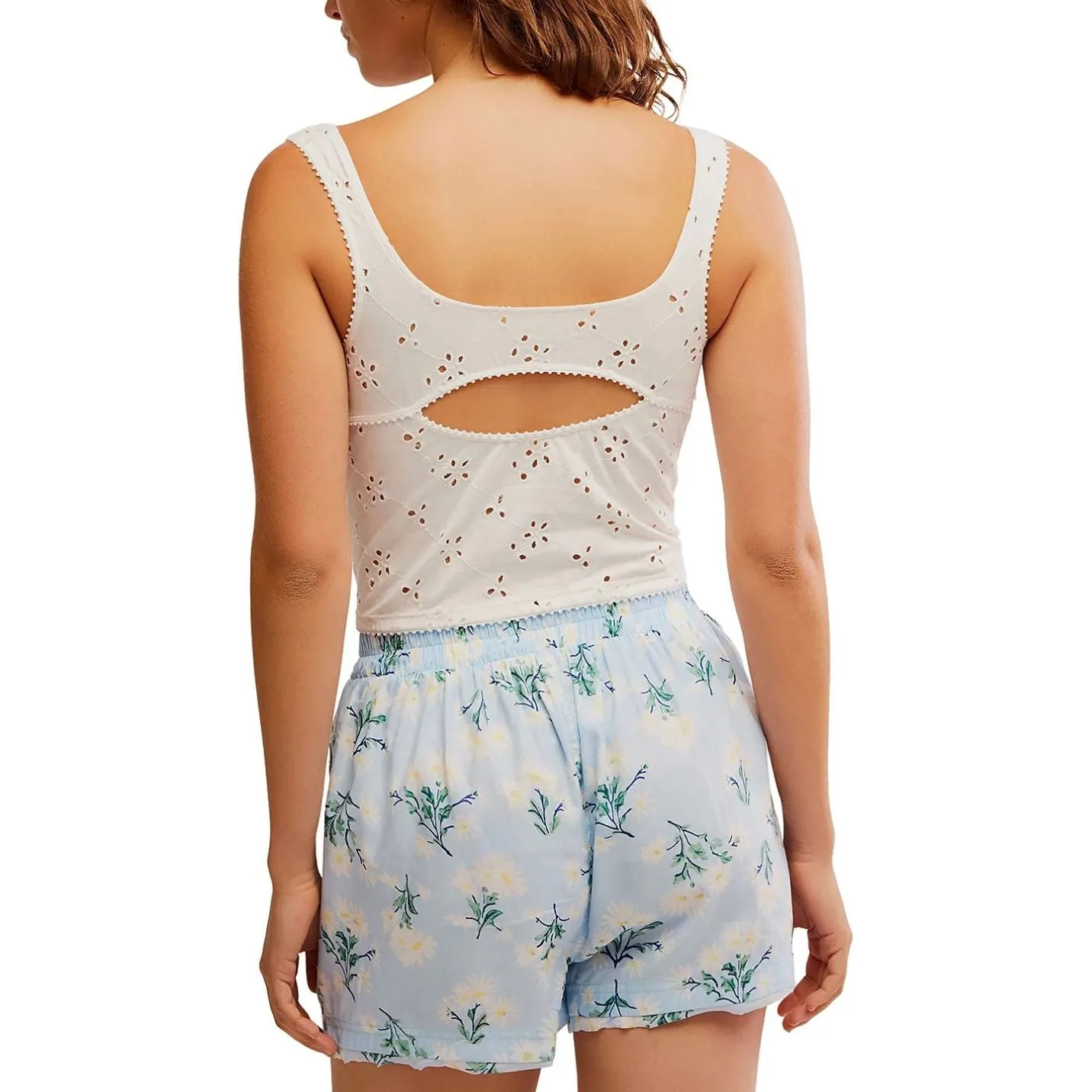 Full Bloom Eyelet Cami - Multiple Colors