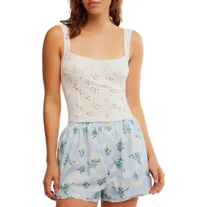 Full Bloom Eyelet Cami - Multiple Colors