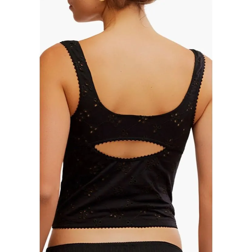 Full Bloom Eyelet Cami - Multiple Colors