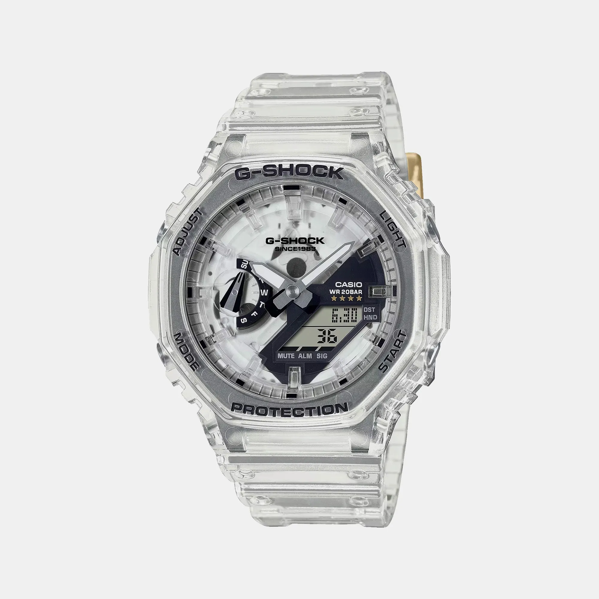 G-Shock White Men's Analog-Digital Resin Watch G1442 - GA-2140RX-7ADR