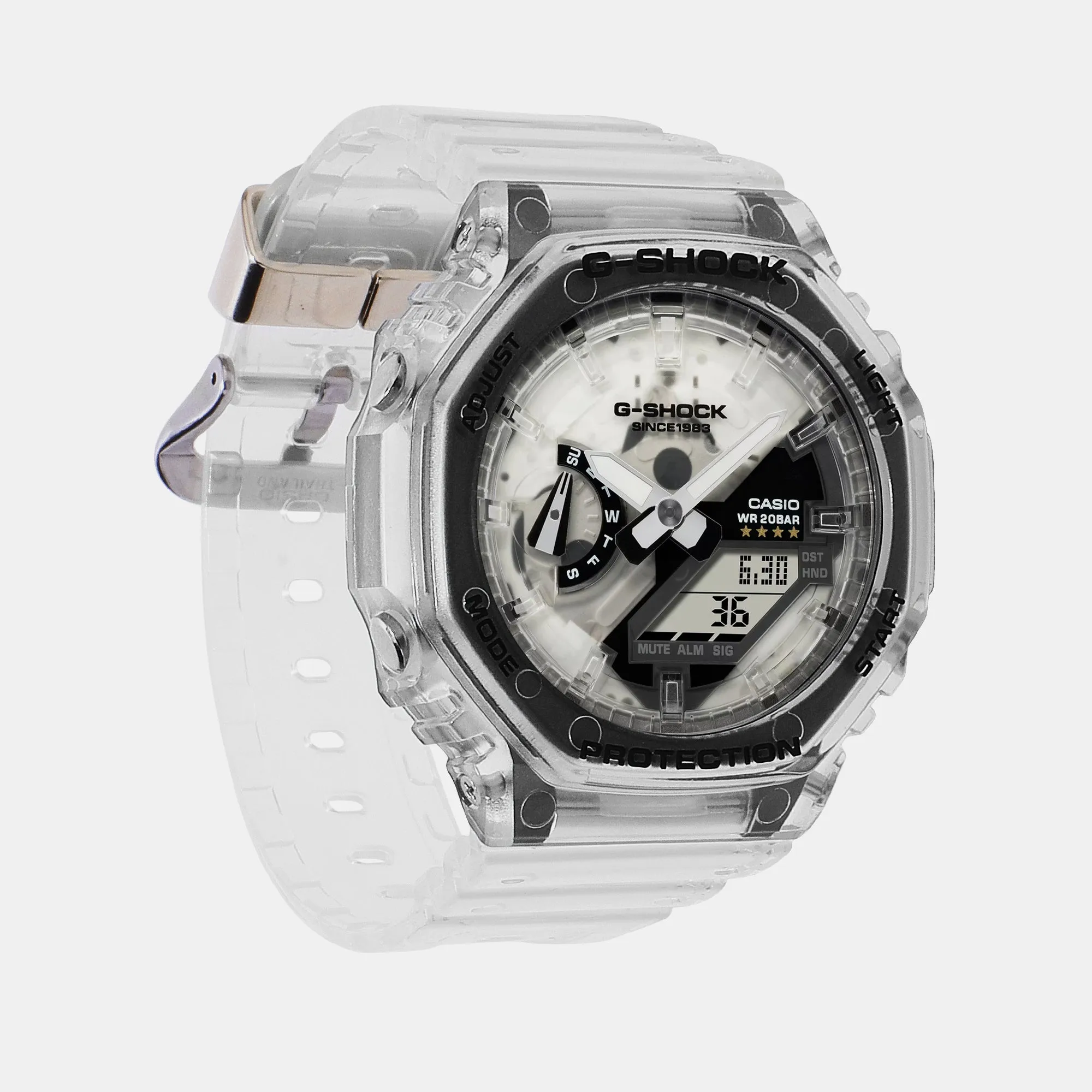 G-Shock White Men's Analog-Digital Resin Watch G1442 - GA-2140RX-7ADR