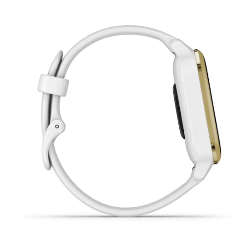 Garmin Venu SQ Smart Watch (White/Gold)