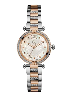 GC Ladies Wrist Watch White - Y18002L1