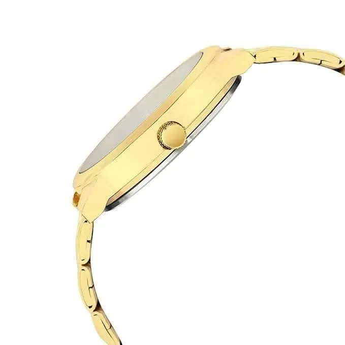 Gold Date Function Casual Analog Watch For Men LR137