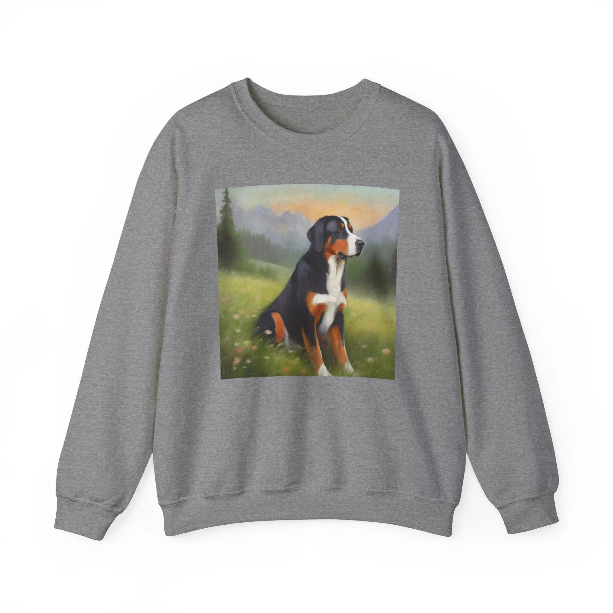 Greater Swiss Mountain Dog 50/50 Crewneck Sweatshirt
