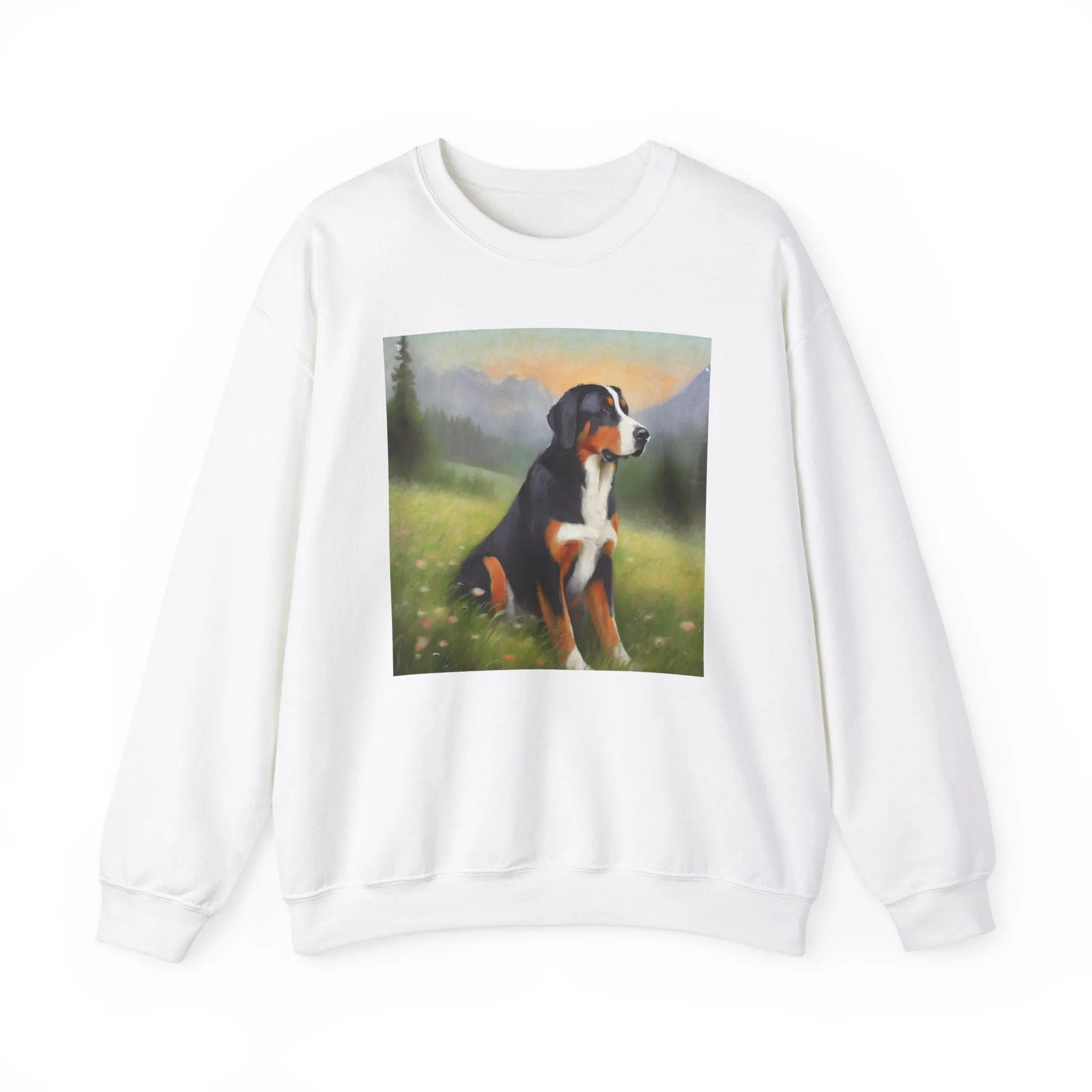 Greater Swiss Mountain Dog 50/50 Crewneck Sweatshirt