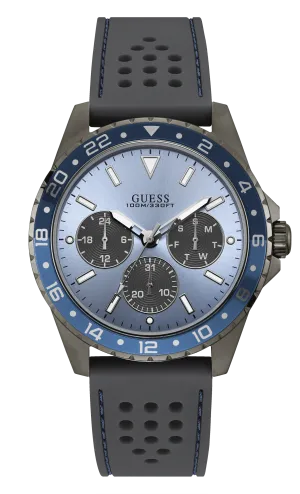 Guess Mens Blue Multi-function Watch - W1108G6