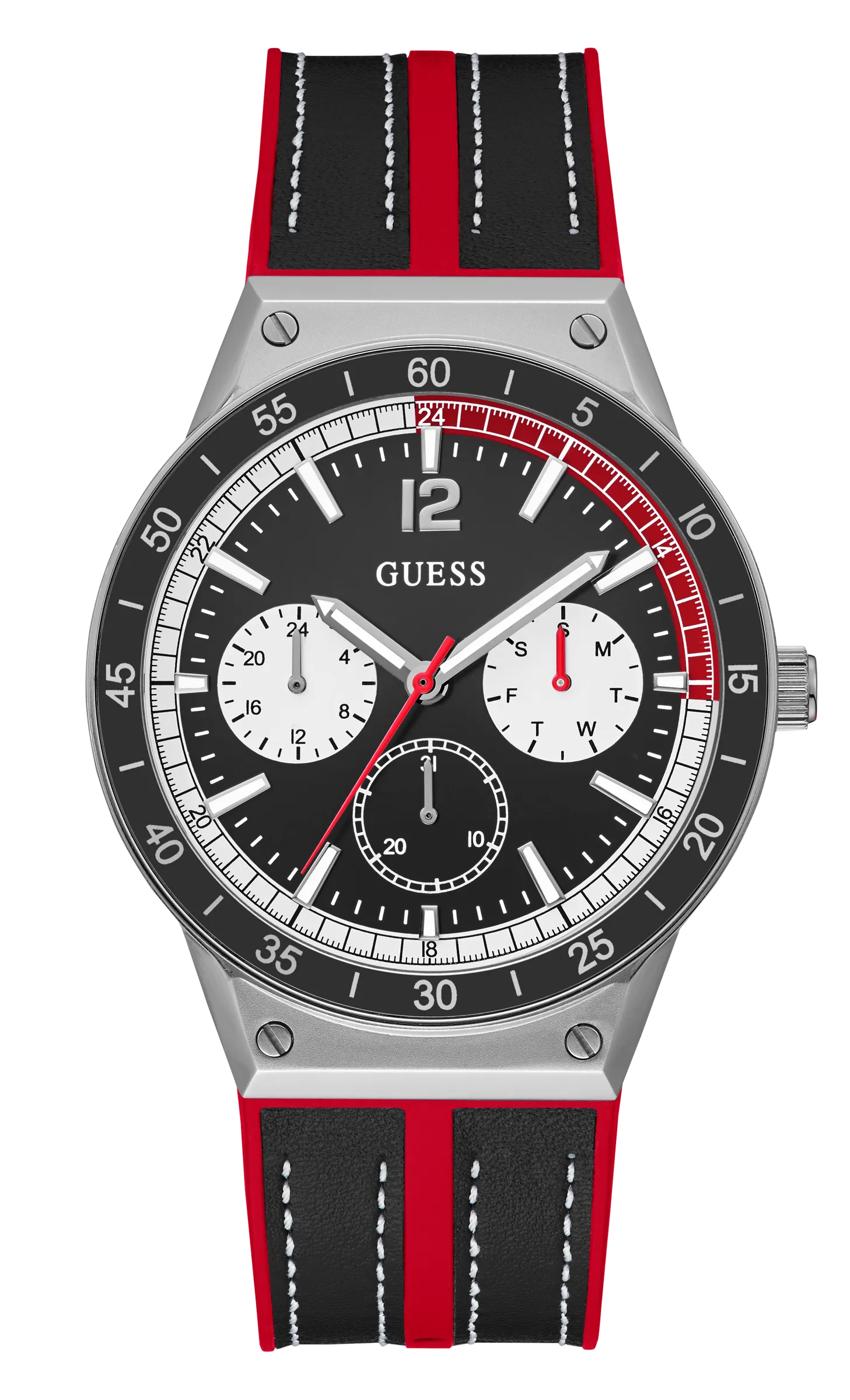 Guess Mens White/Color Multi-function Watch - GW0416G1