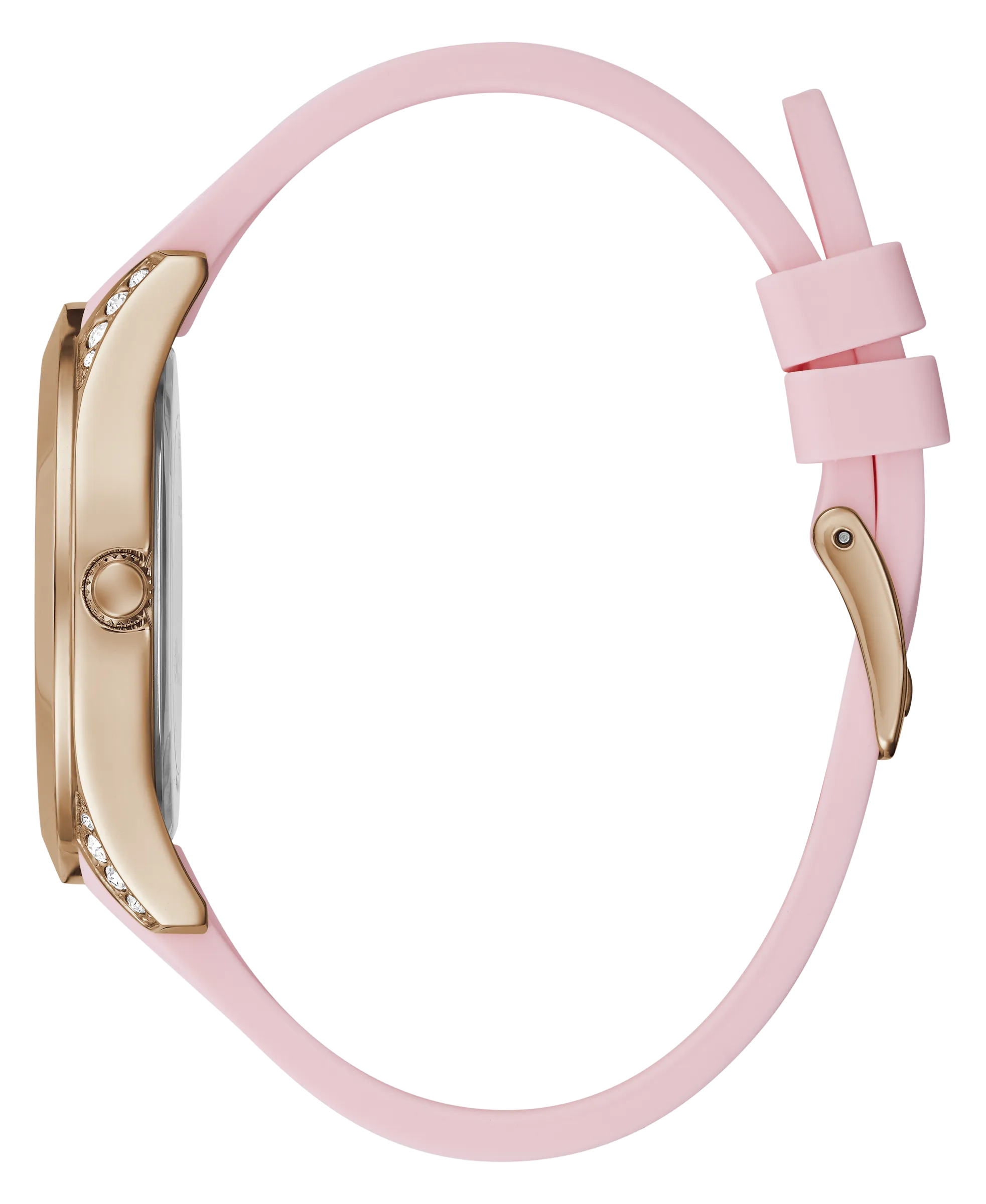 Guess Women Rose Gold Dial Analog Watch - GW0109L2