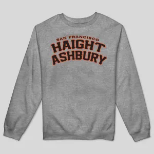 HAIGHT ASHBURY WOMEN'S CREW NECK SWEATSHIRT