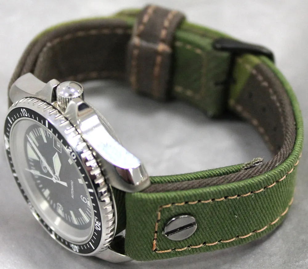 HAND-MADE SAS / PARA DENISON TWO-PIECE WATCH STRAP