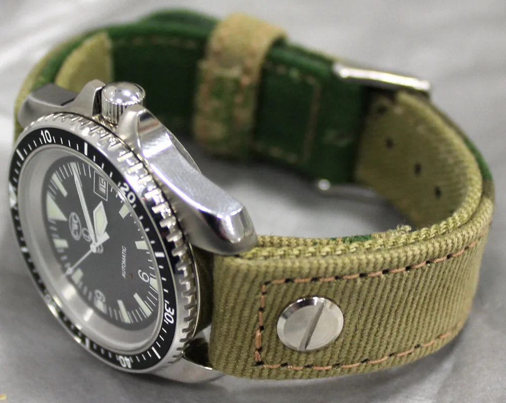 HAND-MADE SAS / PARA DENISON TWO-PIECE WATCH STRAP