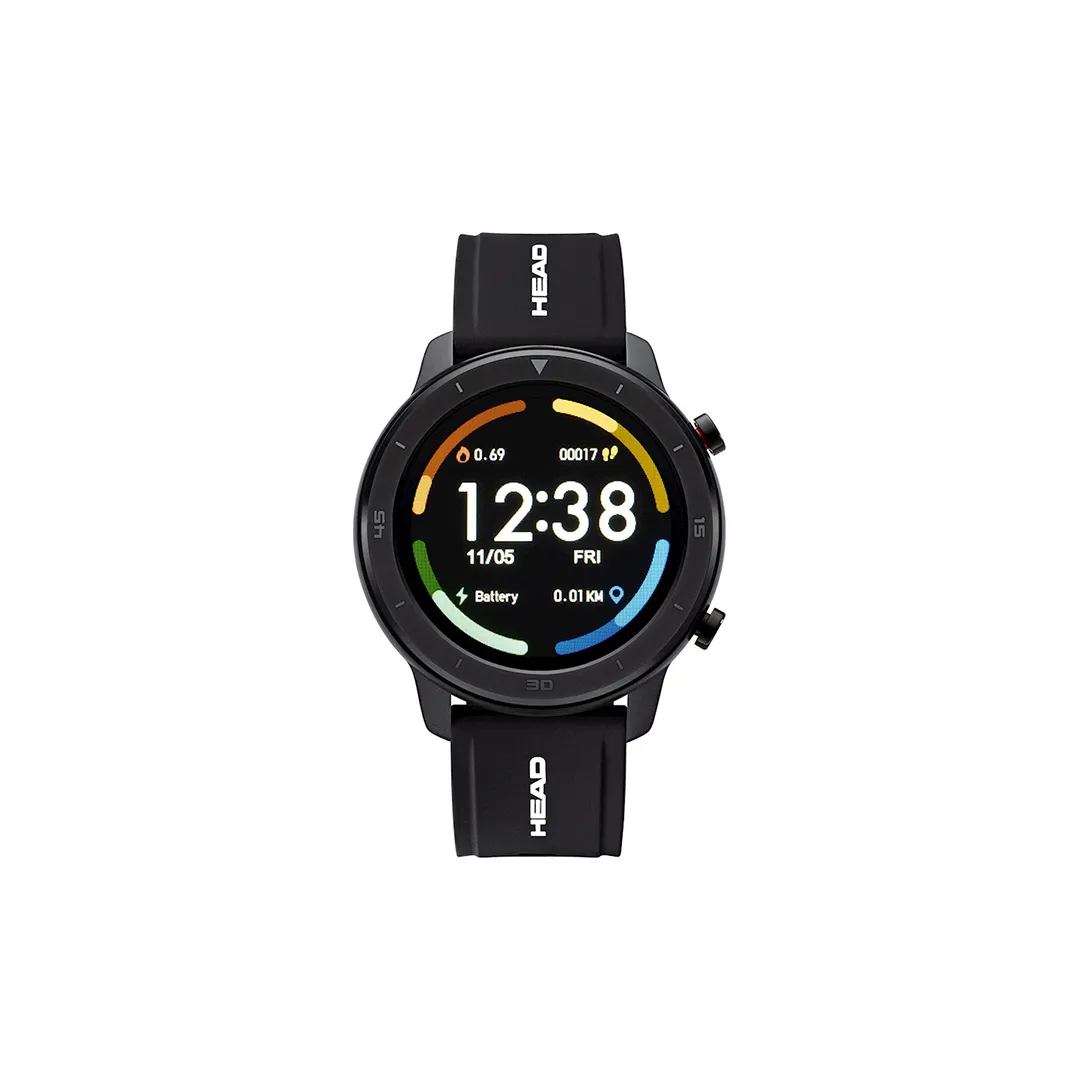 Head Watches PARIS/MOSCOW Silicon Black Smart Watch