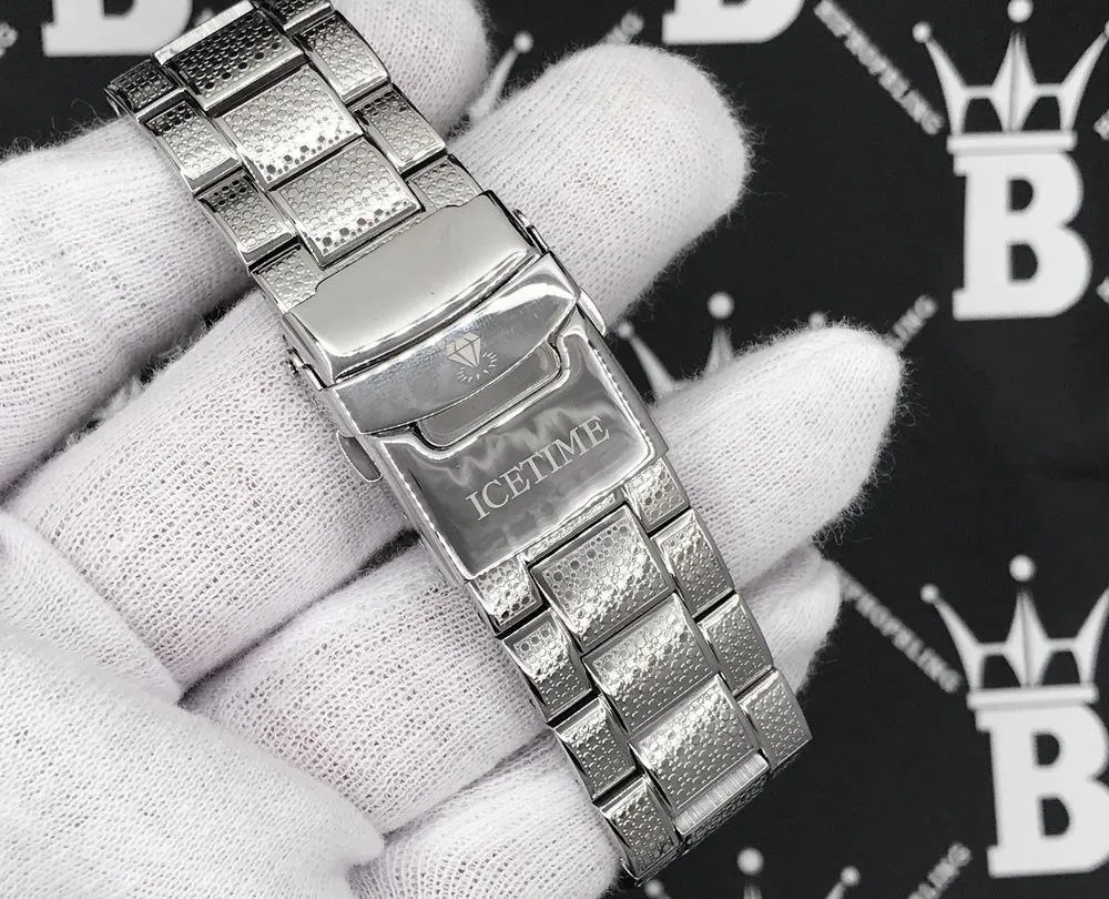 Heavy Bling 1 Row .25cttw Diamond Watch IceTime