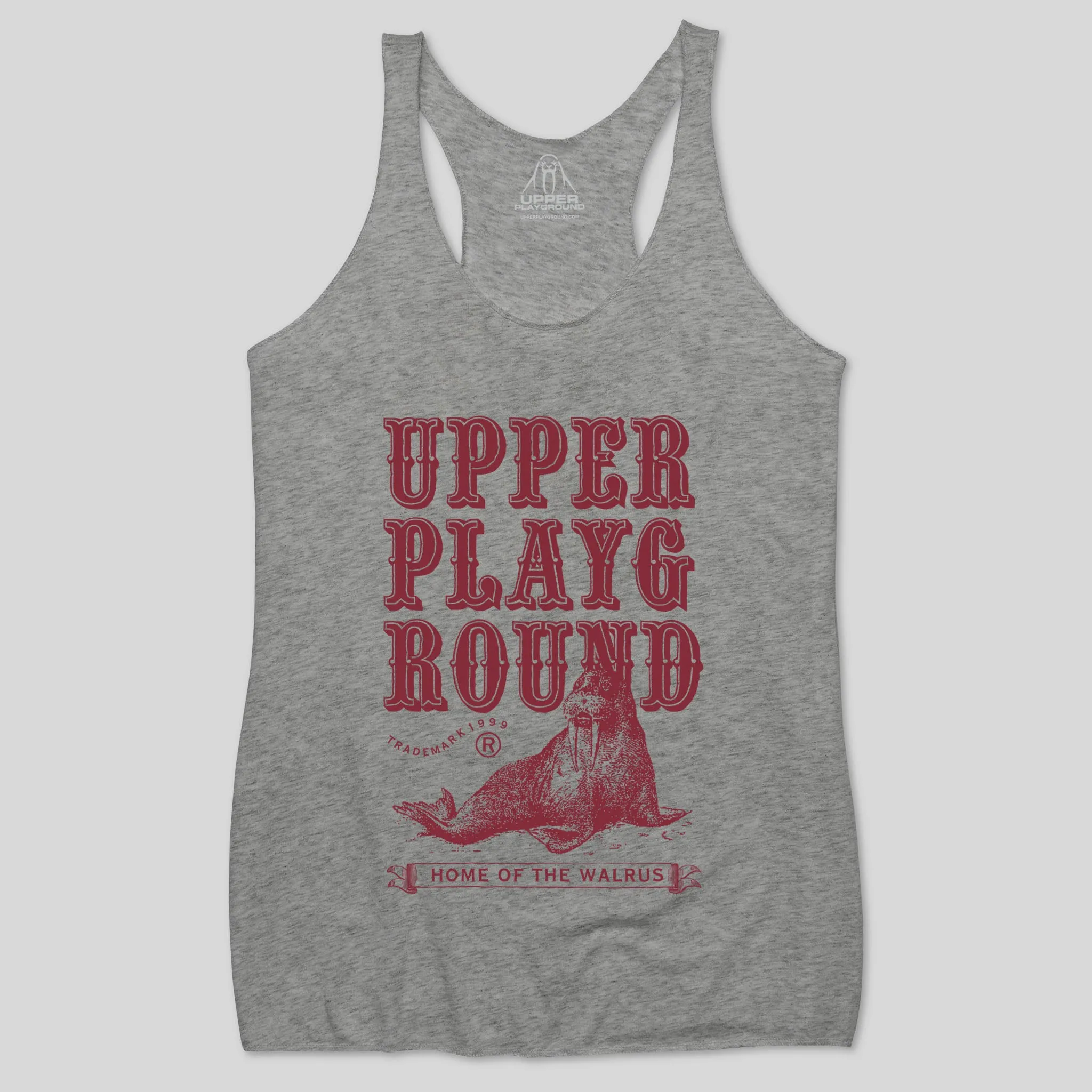 HOME OF THE WALRUS WOMEN'S RACERBACK TANK
