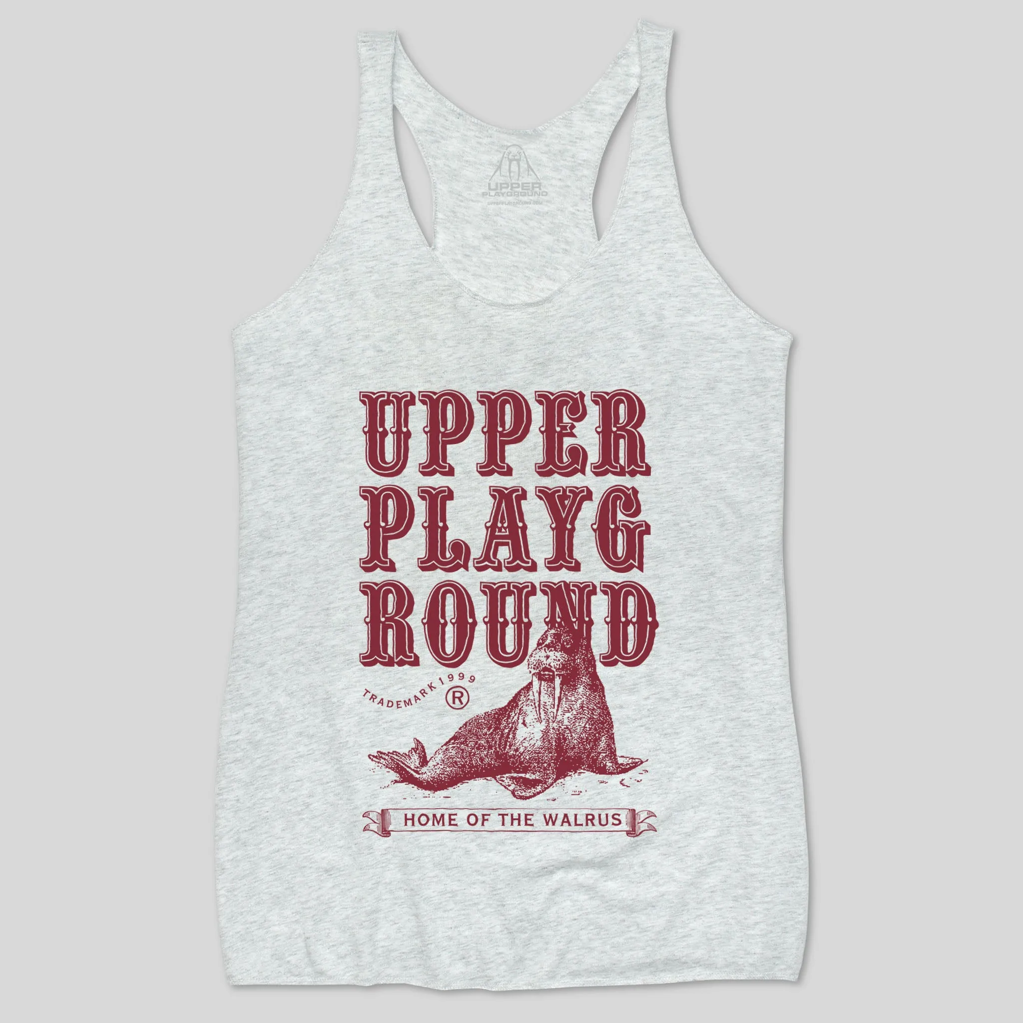 HOME OF THE WALRUS WOMEN'S RACERBACK TANK