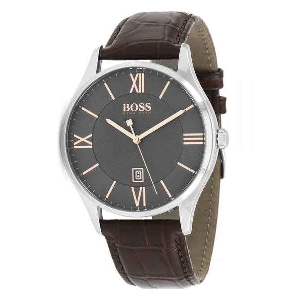 Hugo Boss Governor Grey Dial Men's Watch 1513484