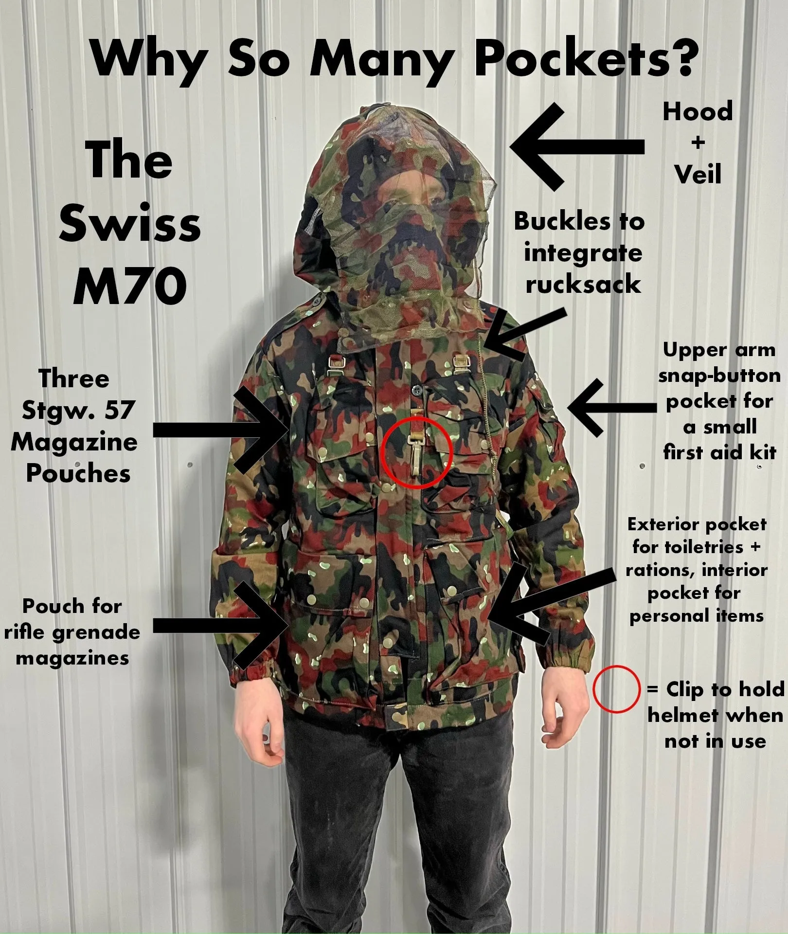 Issued TAZ 57 Alpenflage M61/70 Field Jacket