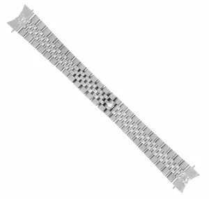 JUBILEE WATCH BAND BRACELET SOLID LINK FOR ROLEX WATCH WITH HIDDEN CLASP 20MM