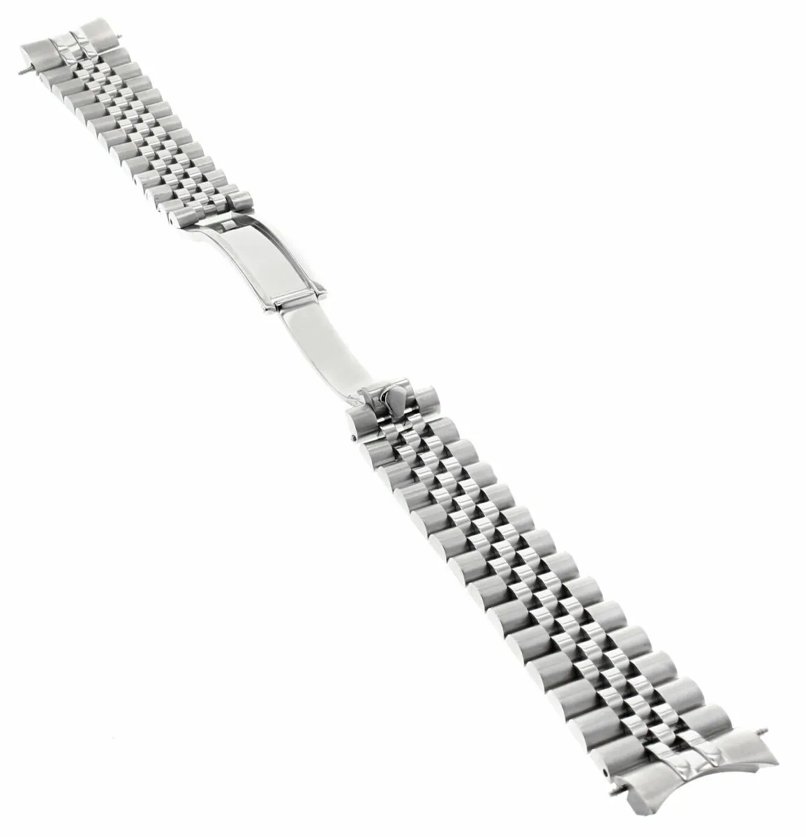 JUBILEE WATCH BAND BRACELET SOLID LINK FOR ROLEX WATCH WITH HIDDEN CLASP 20MM