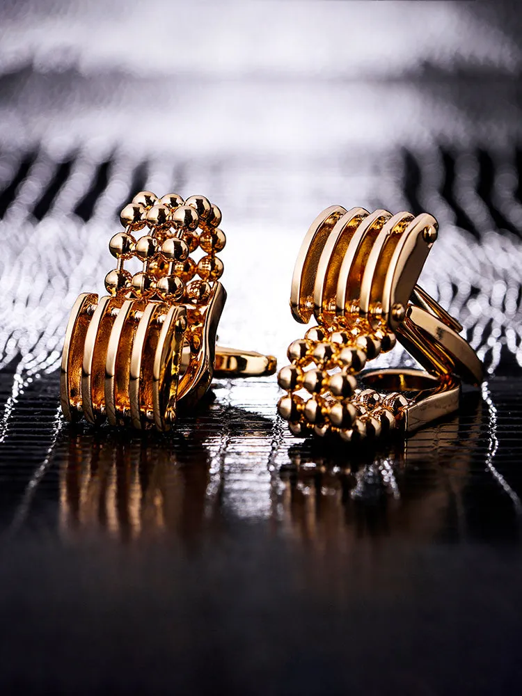 Large Chain High-end Shirt Cufflinks