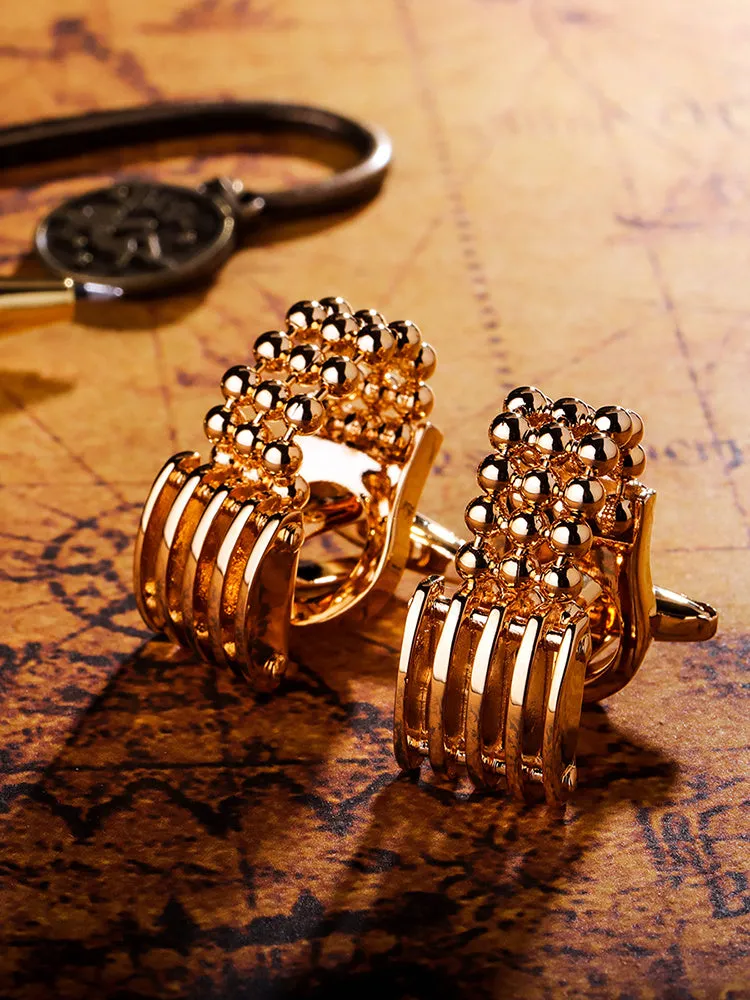 Large Chain High-end Shirt Cufflinks