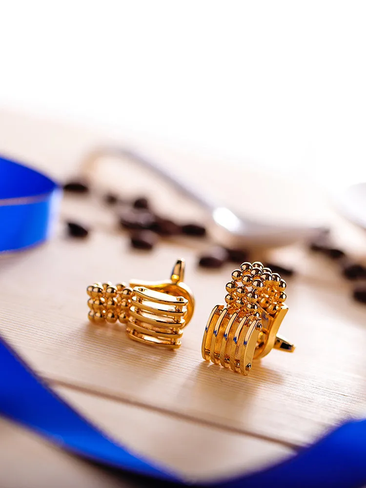Large Chain High-end Shirt Cufflinks