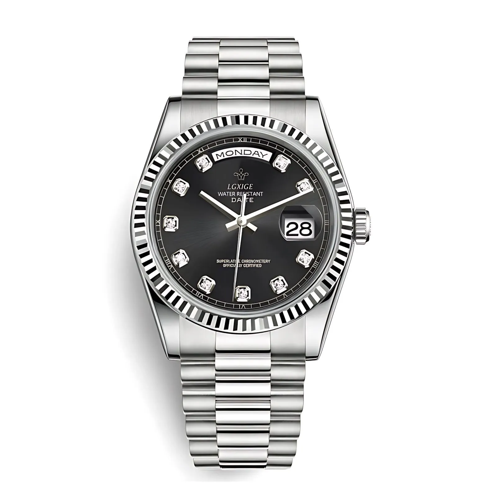 Lgxige Day-Date Jewels President Homage Watches