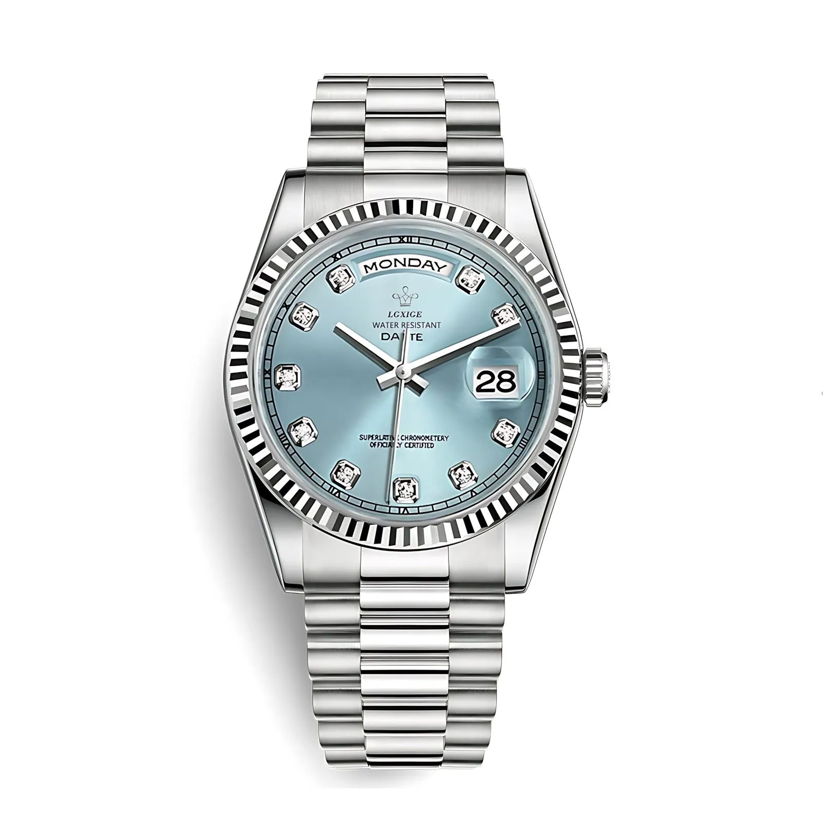 Lgxige Day-Date Jewels President Homage Watches