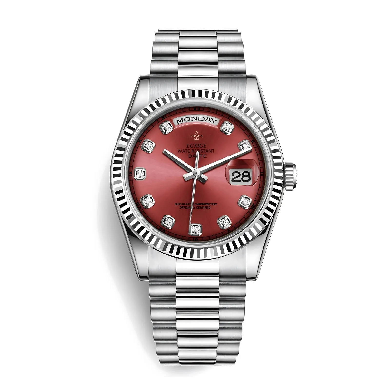 Lgxige Day-Date Jewels President Homage Watches