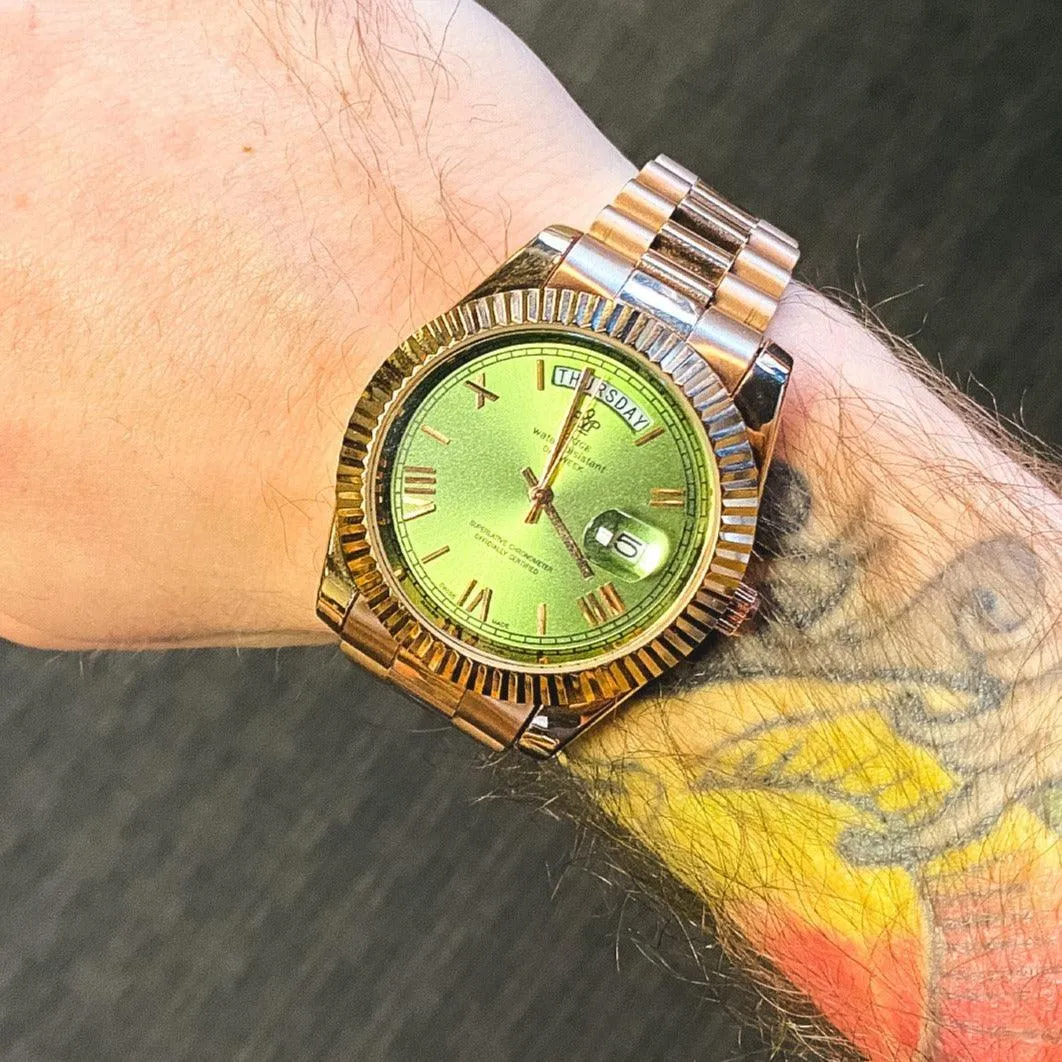 Lgxige Day-Date Jewels President Homage Watches