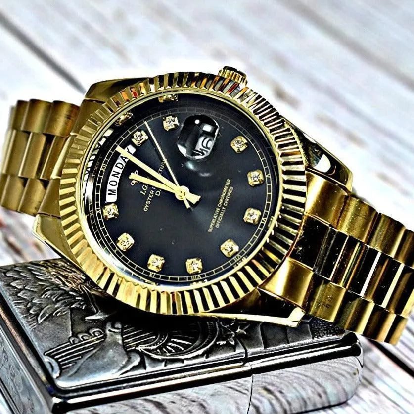 Lgxige Day-Date Jewels President Homage Watches