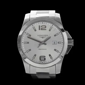 Longines - Conquest “Sunray Silver” Dial
