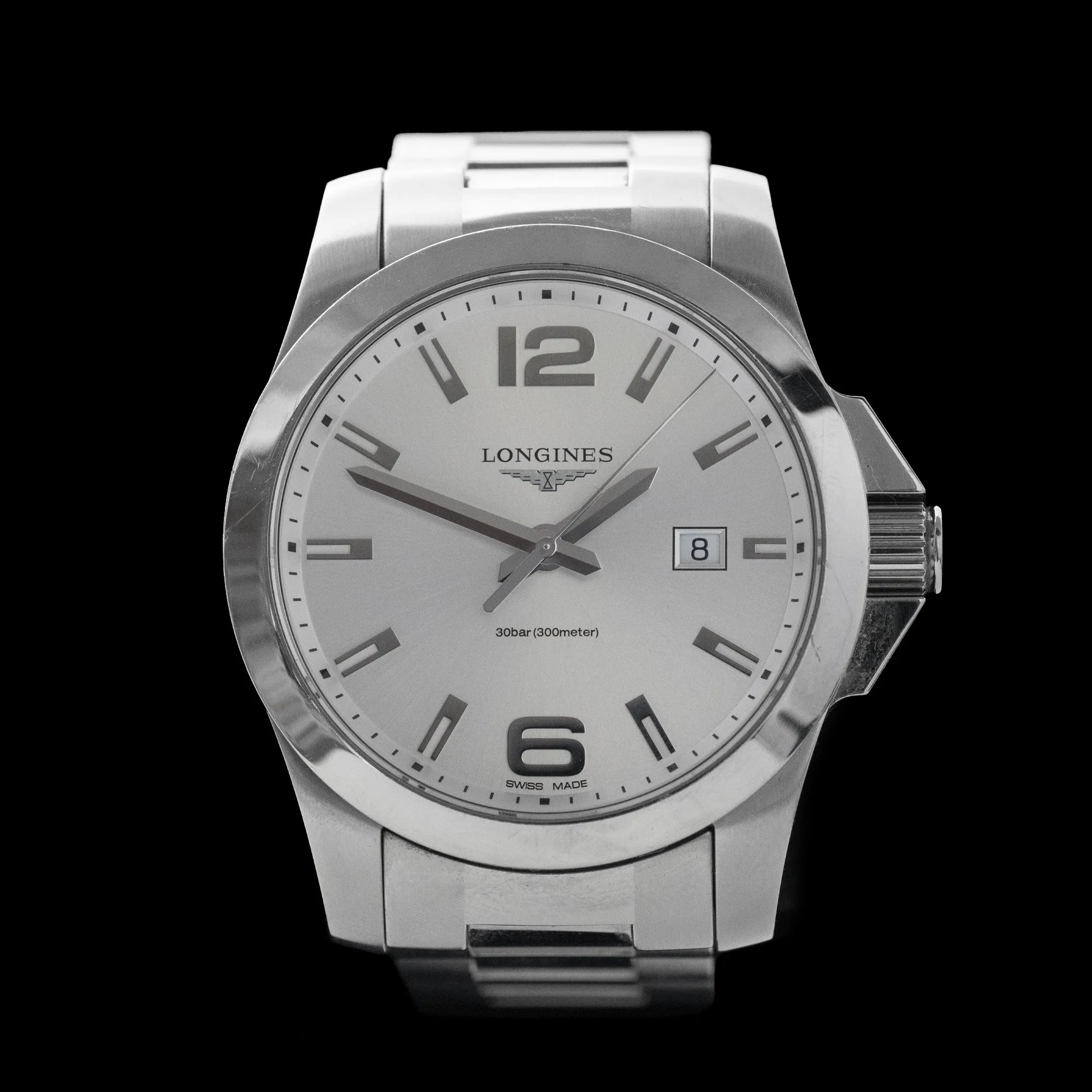 Longines - Conquest “Sunray Silver” Dial