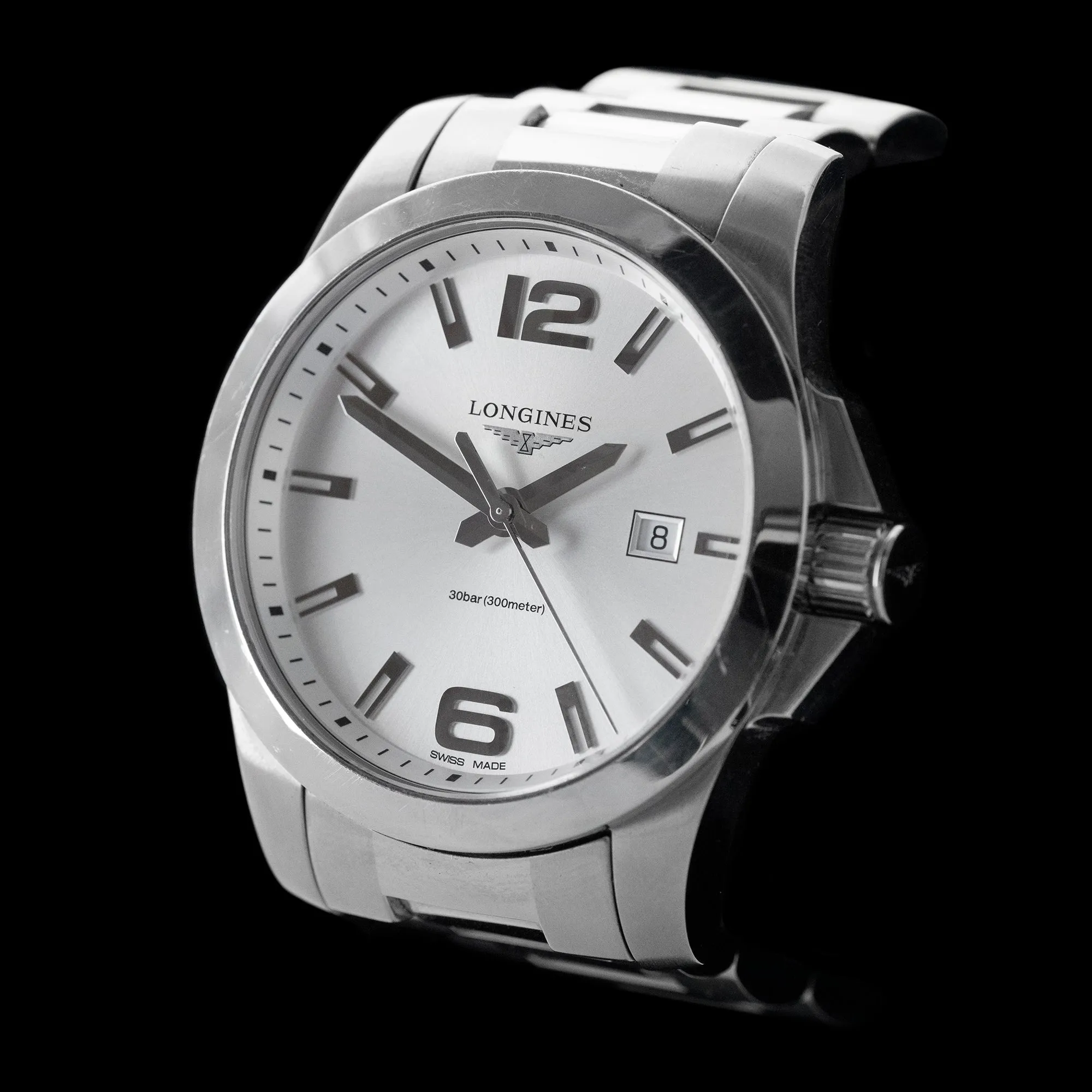 Longines - Conquest “Sunray Silver” Dial