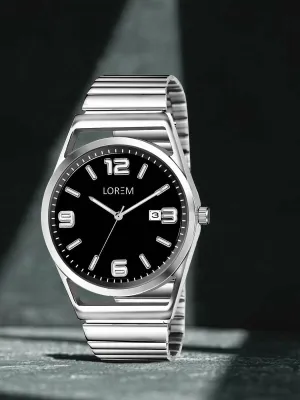 LOREM Blue Dial Date Function Analog Watch For Men LR153