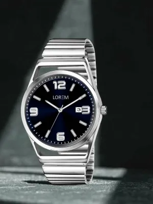 LOREM Green Dial Date Function Analog Watch For Men LR154