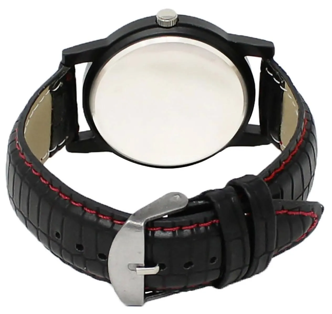 LOREM Multicolor Checked Analog Watch For Men LR12