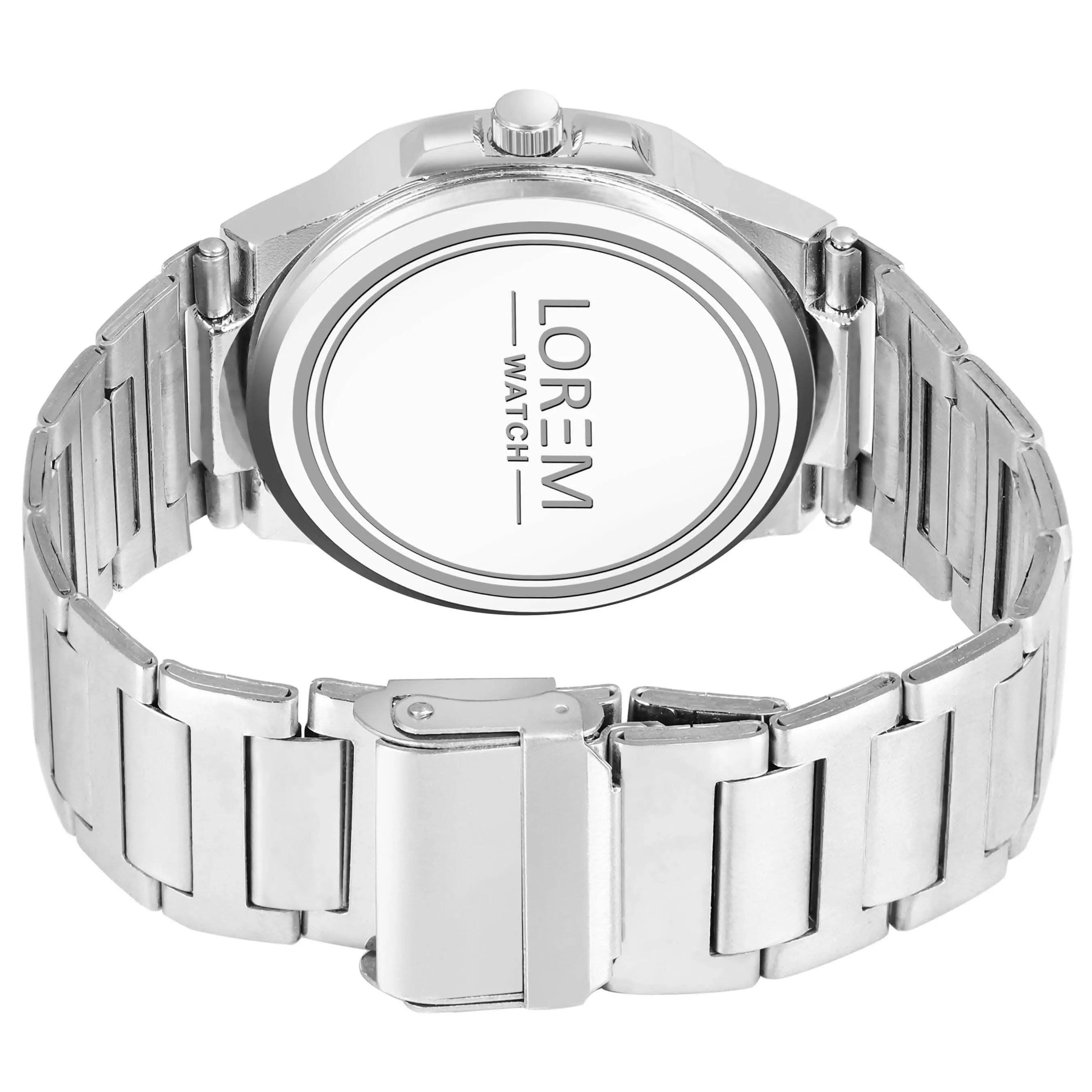LOREM White Dial Date Function Analog Watch For Men LR147