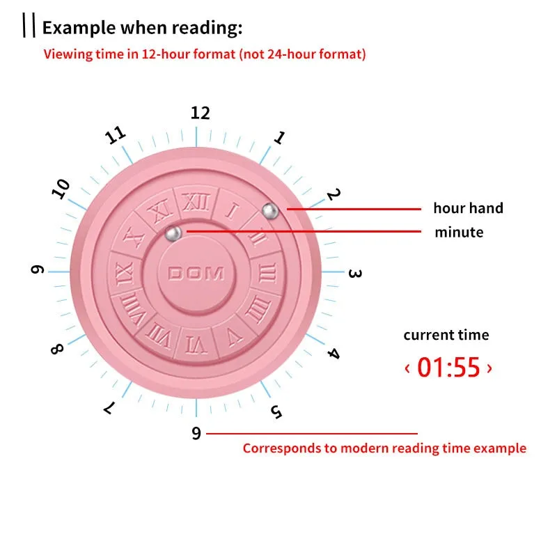 Magnetic Roller Pointer Couple Watch